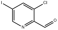 3-chloro-5-iodopyridine-2-carbaldehyde Struktur