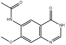 Acetamide, N-(3,4-dihydro-7-methoxy-4-oxo-6-quinazolinyl)- Struktur