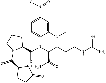 pGlu-Pro-Arg-MNA Struktur