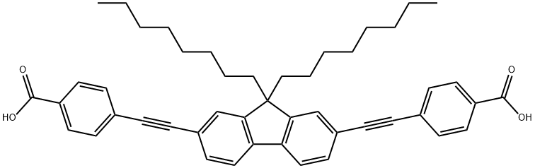 Benzoic acid, 4,4'-[(9,9-dioctyl-9H-fluorene-2,7-diyl)di-2,1-ethynediyl]bis-