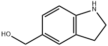 1H-Indole-5-methanol, 2,3-dihydro- Struktur