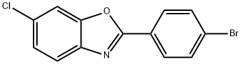 Benzoxazole, 2-(4-bromophenyl)-6-chloro- Struktur