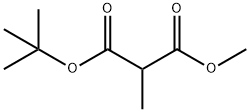 1-tert-Butyl 3-methyl 2-methylmalonate Struktur