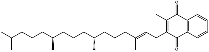 (2E,7R,11S)-Vitamin K1 Struktur