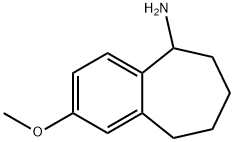 5H-Benzocyclohepten-5-amine, 6,7,8,9-tetrahydro-2-methoxy- Struktur