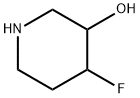 4-Fluoro-piperidin-3-ol Struktur