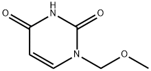 2,4(1H,3H)-Pyrimidinedione, 1-(methoxymethyl)- Struktur