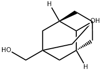 (3R,5R)-4-hydroxy-Tricyclo[3.3.1.13,7]decan-1-Methanol Struktur