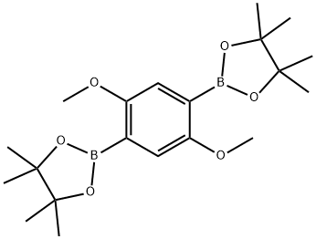 OC1801, 2,2'-(2,5-Dimethoxy-1,4-phenylene)bis(4,4,5,5-tetramethyl-1,3,2-dioxaborolane) Struktur