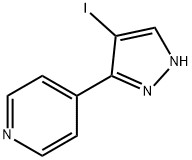 4-(4-iodo-1H-pyrazol-3-yl)pyridine Struktur