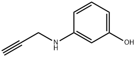 Phenol, 3-(2-propyn-1-ylamino)- Struktur