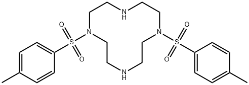 1,4,7,10-Tetraazacyclododecane, 1,7-bis[(4-methylphenyl)sulfonyl]- Struktur