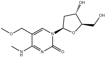 5-methoxymethyl-N(4)-methyl-2'-deoxycytidine Struktur