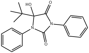 2,4-Imidazolidinedione, 5-(1,1-dimethylethyl)-5-hydroxy-1,3-diphenyl-