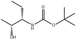 Carbamic acid, N-[(1S,2R)-1-ethyl-2-hydroxypropyl]-, 1,1-dimethylethyl ester Struktur