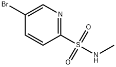 2-Pyridinesulfonamide, 5-bromo-N-methyl- Struktur