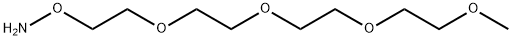 O-(2,5,8,11-tetraoxatridecan-13-yl)hydroxylamine Struktur