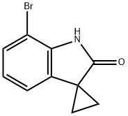 7-Bromo-1H-spiro[cyclopropane-1,3-indole]-2-one Struktur