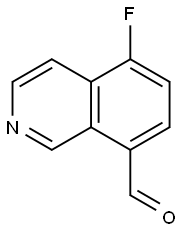 5-fluoroisoquinoline-8-carbaldehyde Struktur