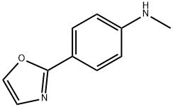 N-Methyl-4-(oxazol-2-yl)aniline Struktur