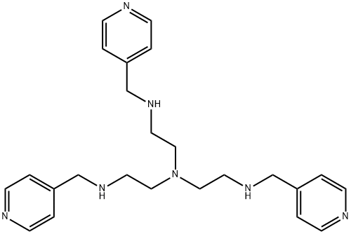 1,2-Ethanediamine, N1-(4-pyridinylmethyl)-N2,N2-bis[2-[(4-pyridinylmethyl)amino]ethyl]- Struktur