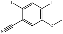 Benzonitrile, 2,4-difluoro-5-methoxy- Struktur