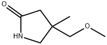 4-(methoxymethyl)-4-methylpyrrolidin-2-one Struktur