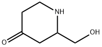 4-Piperidinone, 2-(hydroxymethyl)- Struktur