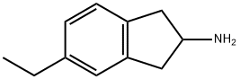 1H-Inden-2-amine, 5-ethyl-2,3-dihydro- Struktur