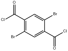 1,4-Benzenedicarbonyl dichloride, 2,5-dibromo- Struktur