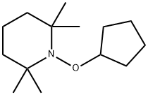 Piperidine, 1-(cyclopentyloxy)-2,2,6,6-tetramethyl- Struktur