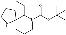 Tert-Butyl 6-Ethyl-1,7-Diazaspiro[4.5]Decane-7-Carboxylate(WX101054) Struktur