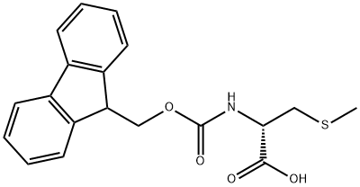 (9H-Fluoren-9-yl)MethOxy]Carbonyl D-Cys(Me)-OH Struktur