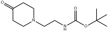 Carbamic acid, N-[2-(4-oxo-1-piperidinyl)ethyl]-, 1,1-dimethylethyl ester|(2-(4-氧代哌啶-1-基)乙基)氨基甲酸叔丁酯