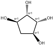 1α,2β,3β,4α-Cyclopentatetrol Struktur