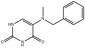 2,4(1H,3H)-Pyrimidinedione, 5-[methyl(phenylmethyl)amino]-