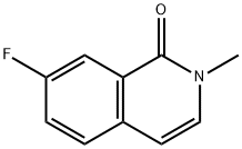 7-fluoro-2-methylisoquinolin-1(2H)-one Struktur