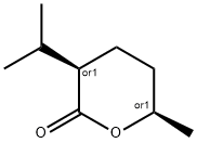 2H-Pyran-2-one,tetrahydro-6-methyl-3-(1-methylethyl)-,(3R,6R)-rel-(9CI) Struktur