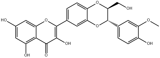 2,3-Dehydrosilybin  B Struktur