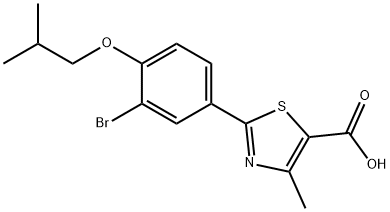 Febuxostat Bromo Impurity Struktur