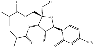 化合物L(fēng)UMICITABINE 結(jié)構(gòu)式