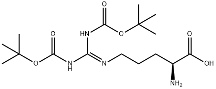 H-Arg(Boc)2-OH Structure