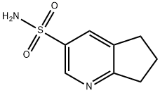 5H,6H,7H-cyclopenta[b]pyridine-3-sulfonamide Struktur