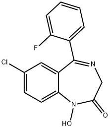 Flurazepam-N-desalkylhydroxyl Struktur