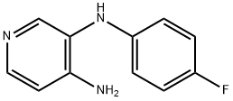 N3-(4-fluorophenyl)pyridine-3,4-diamine Struktur