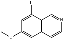 8-fluoro-6-methoxyisoquinoline Struktur