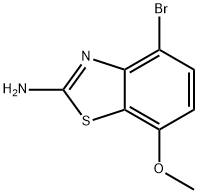 4-bromo-7-methoxy-1,3-benzothiazol-2-amine Struktur