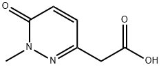 3-Pyridazineacetic acid, 1,6-dihydro-1-methyl-6-oxo- Struktur