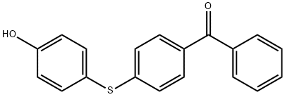 Methanone, [4-[(4-hydroxyphenyl)thio]phenyl]phenyl- Struktur