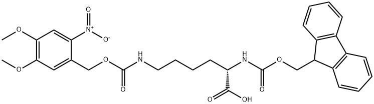 Fmoc-L-Lys(Nvoc)-OH Struktur